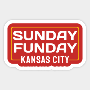 Kansas City - Sunday Funday Kansas City Sticker